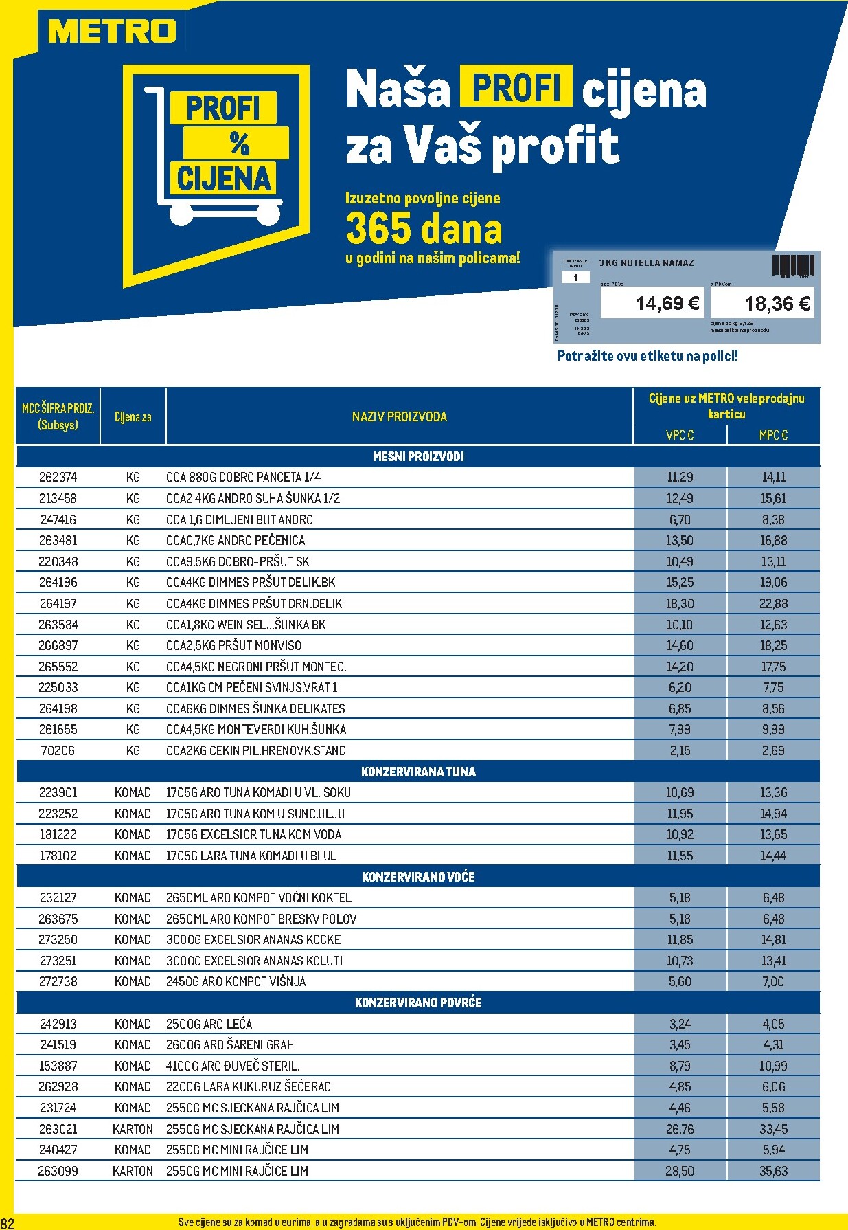 metro - Metro - Profi cijena letak za sljedeći tjedan od ponedjeljka 04.05.2026 do nedjelje 31.05.2026 - page: 82
