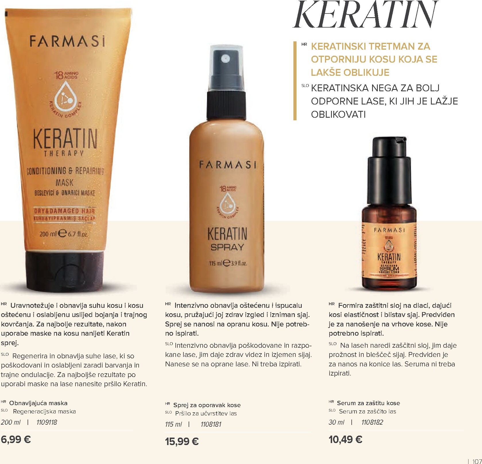 farmasi - Aktualni katalog Farmasi od srijede, 01.07.2026 do ponedjeljka, 31.08.2026 - page: 107