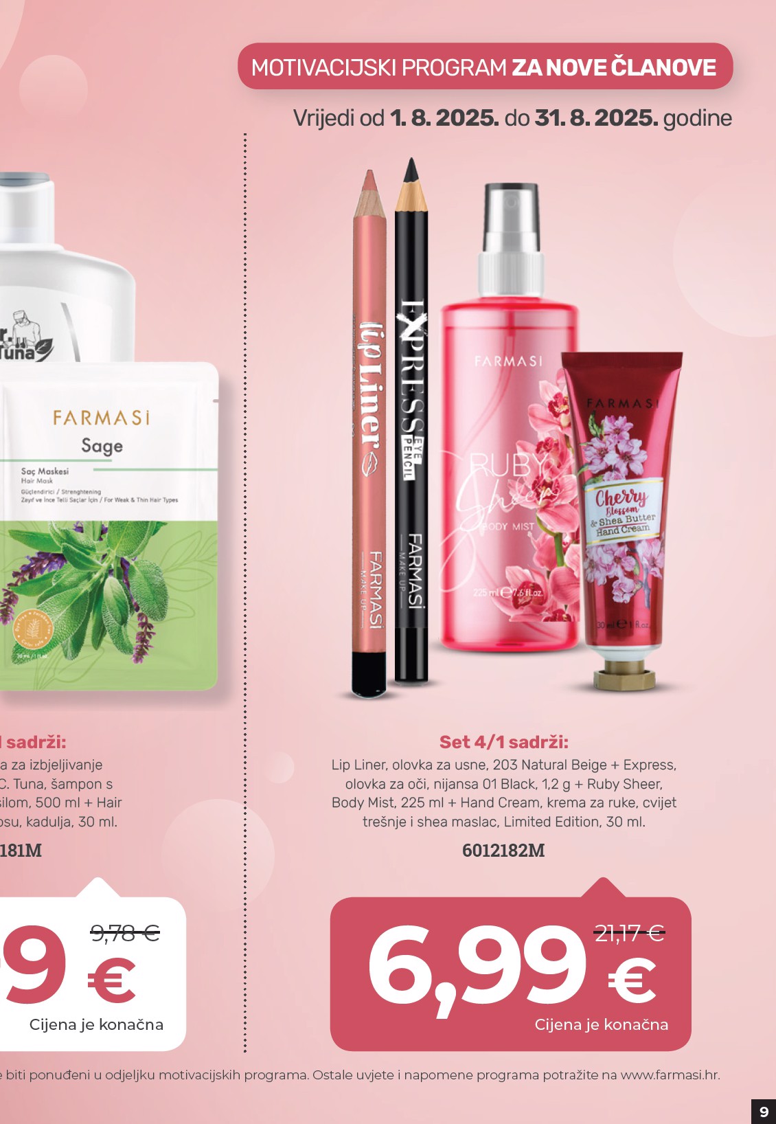 farmasi - Prelistajte katalog Farmasi - Beauty & More, vrijedi od 01.08. do 31.08. - page: 9