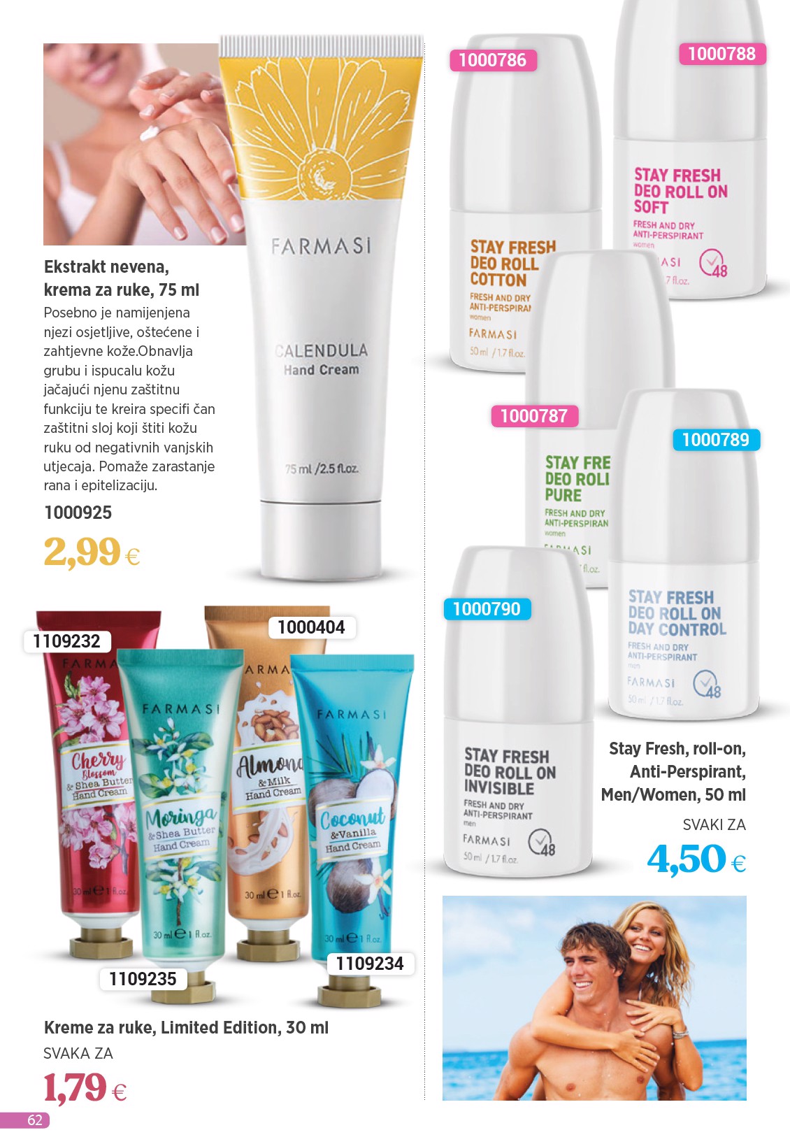 farmasi - Prelistajte katalog Farmasi, vrijedi od 01.08. do 31.08. - page: 62