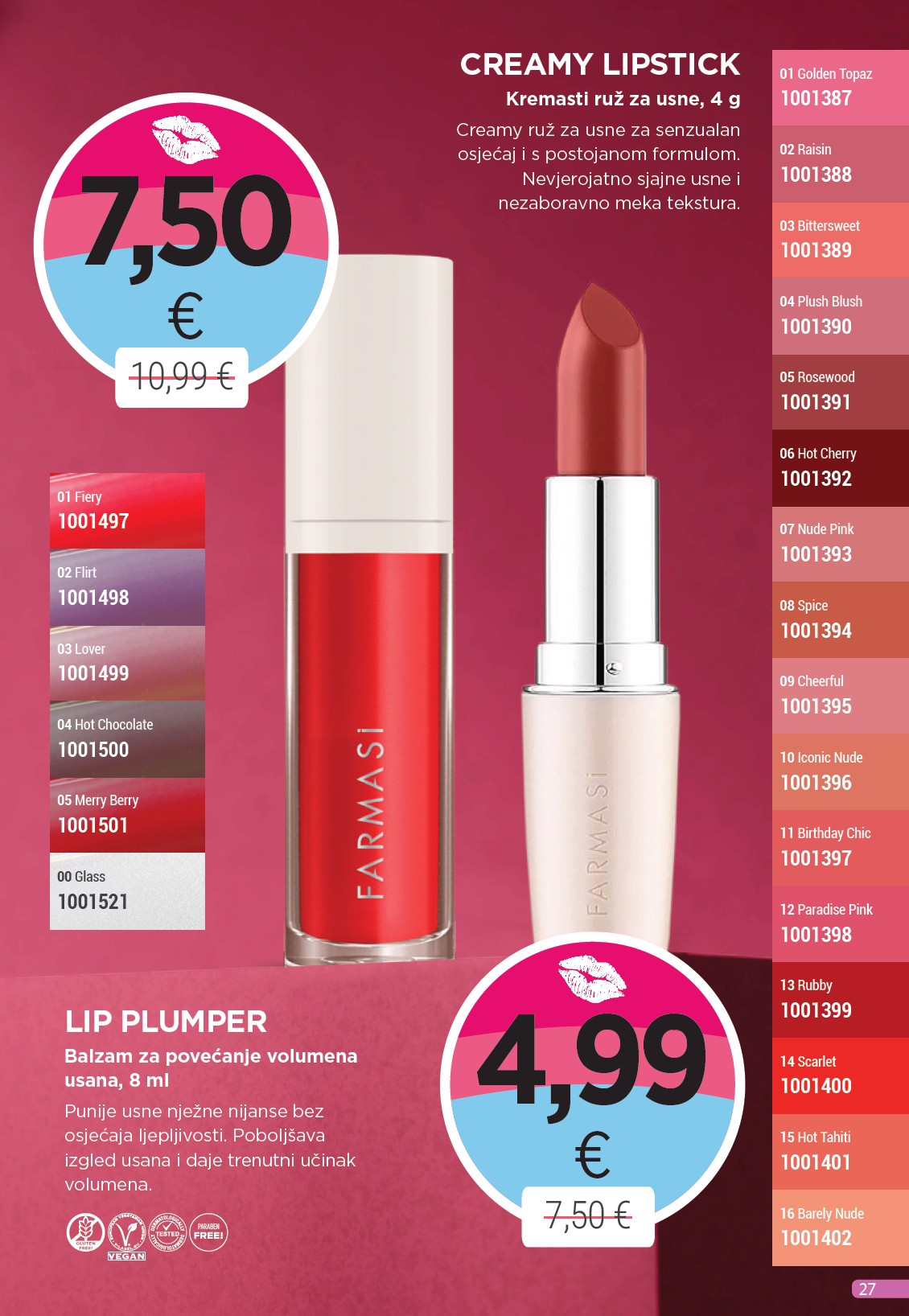 farmasi - Prelistajte katalog Farmasi, vrijedi od 01.08. do 31.08. - page: 27