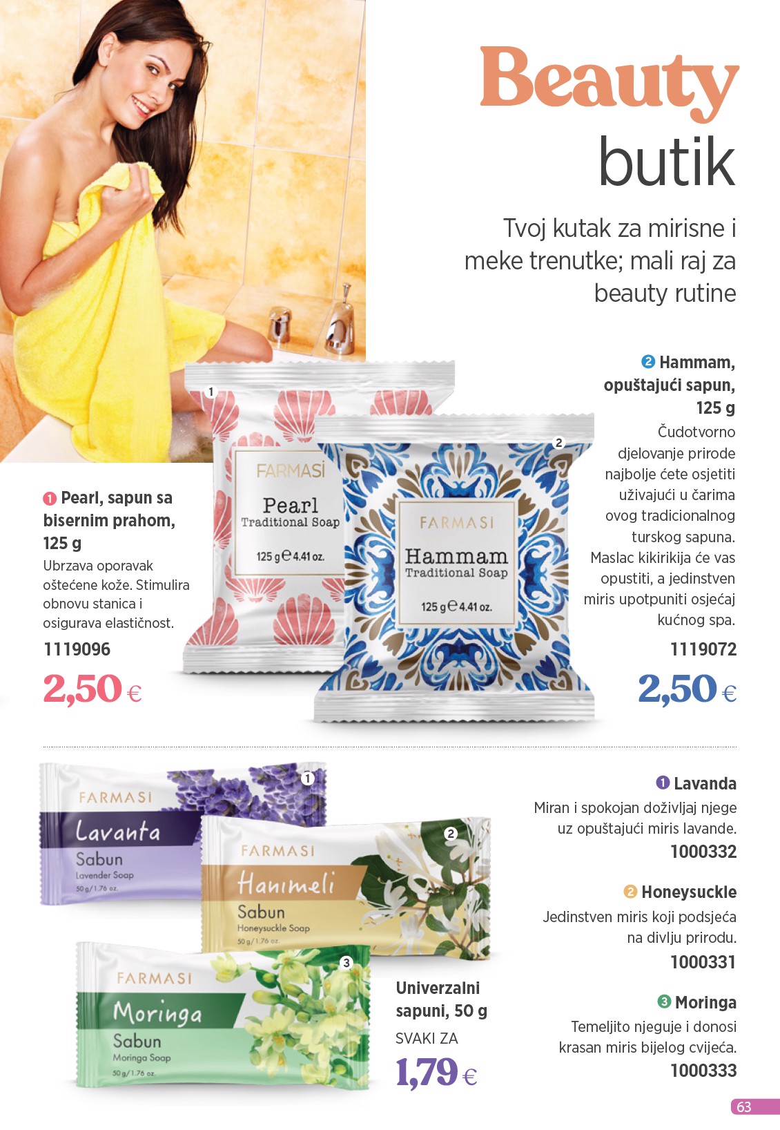 farmasi - Prelistajte katalog Farmasi, vrijedi od 01.08. do 31.08. - page: 63