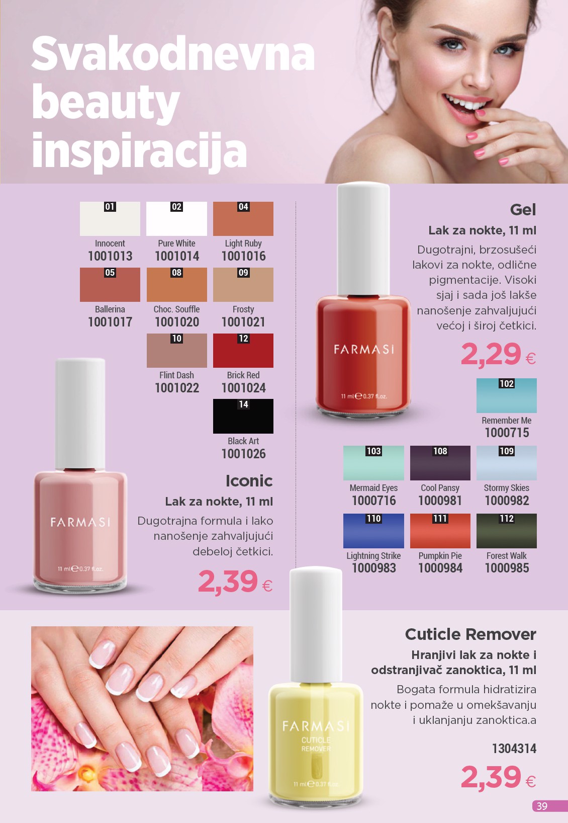 farmasi - Prelistajte katalog Farmasi, vrijedi od 01.09. do 30.09. - page: 39