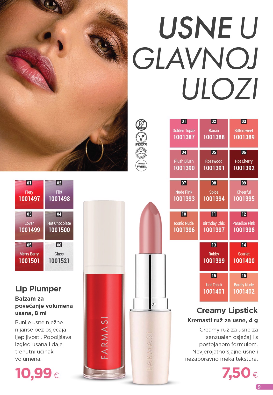 farmasi - Prelistajte katalog Farmasi, vrijedi od 01.09. do 30.09. - page: 9