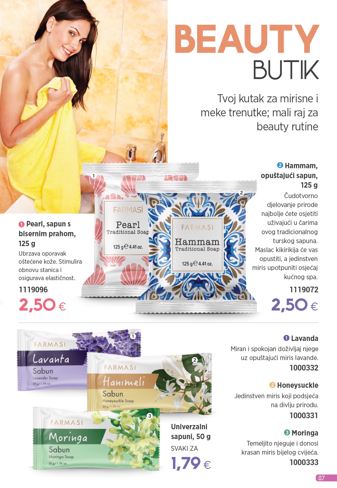 farmasi - Prelistajte katalog Farmasi, vrijedi od 01.09. do 30.09. - page: 87