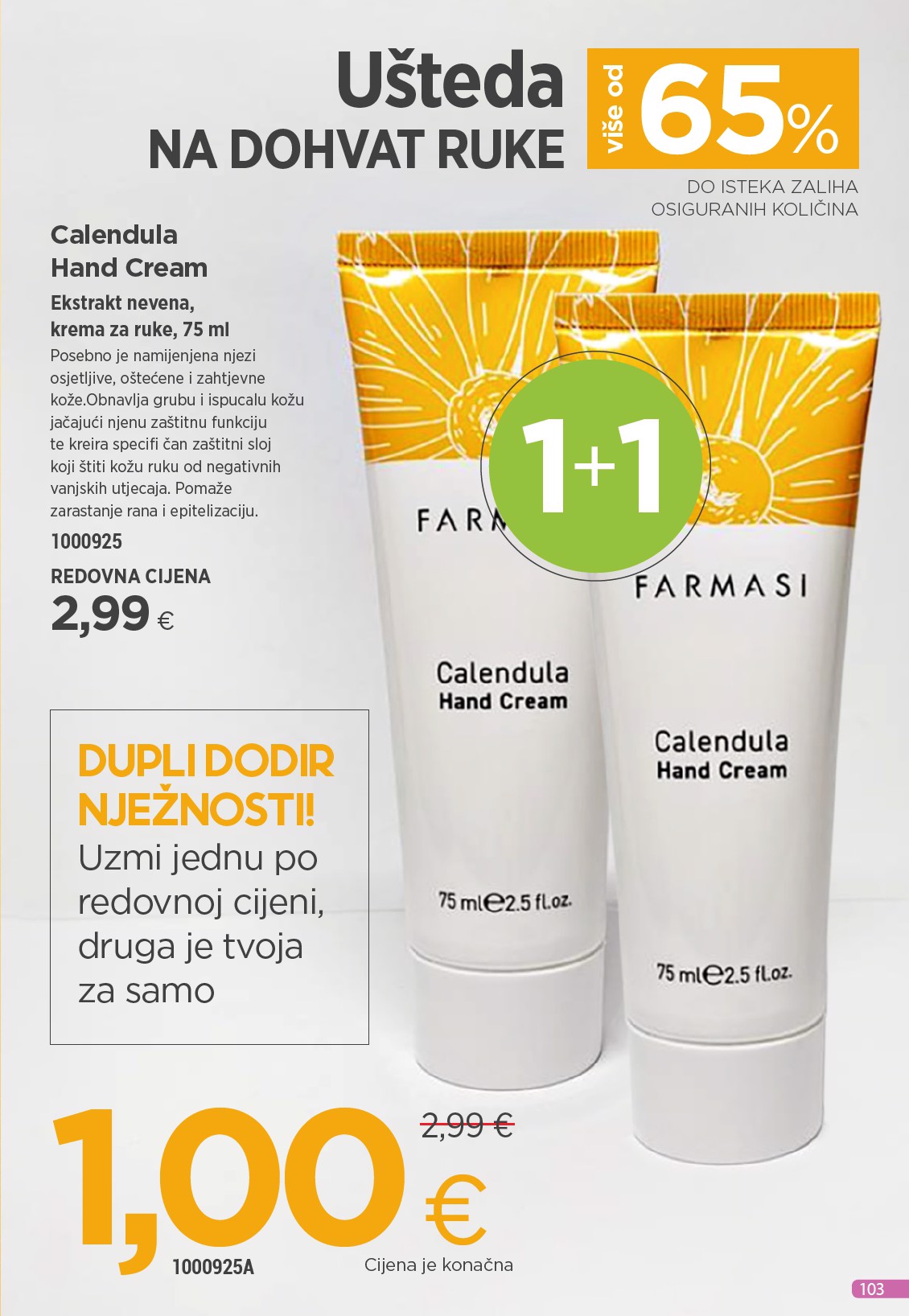 farmasi - Prelistajte katalog Farmasi, vrijedi od 01.09. do 30.09. - page: 103