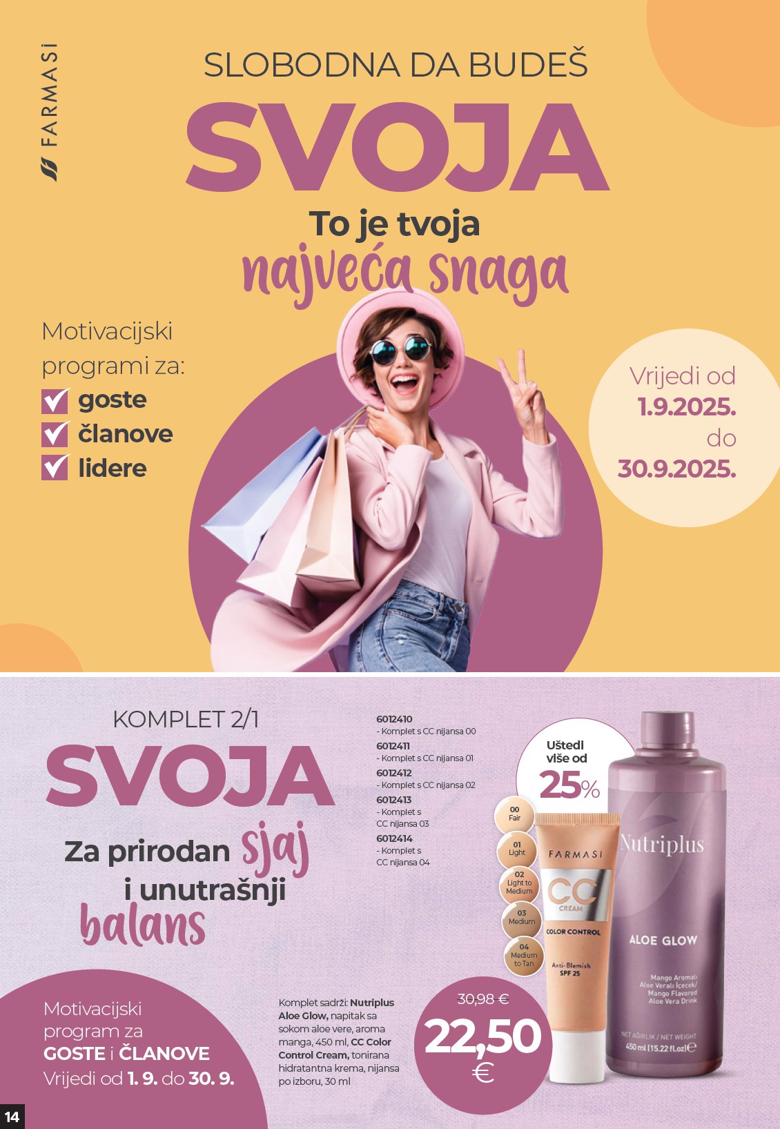 farmasi - Prelistajte katalog Farmasi - Beauty and more, vrijedi od 01.09. do 30.09. - page: 14