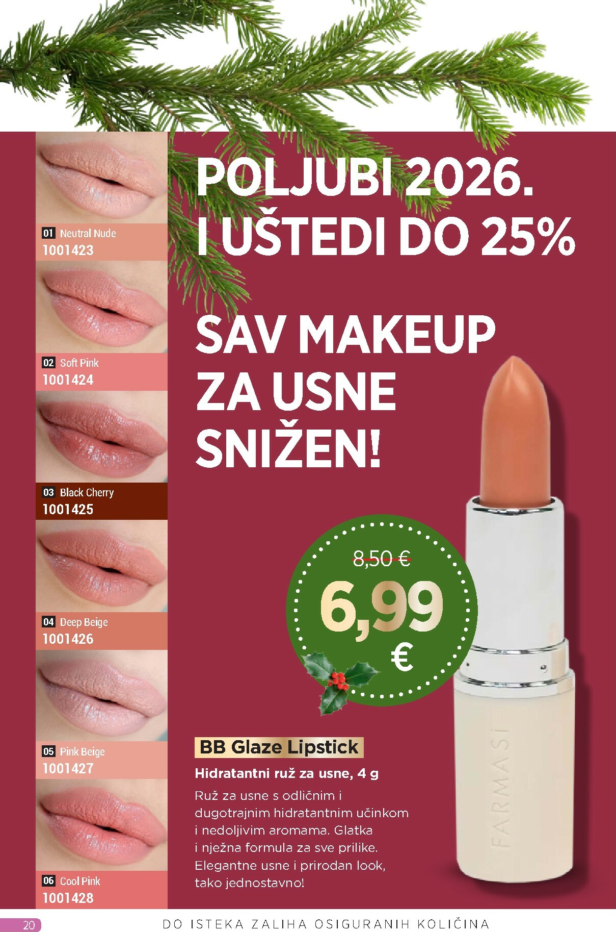 farmasi - Prelistajte katalog Farmasi, vrijedi od 01.12. do 31.12. - page: 20