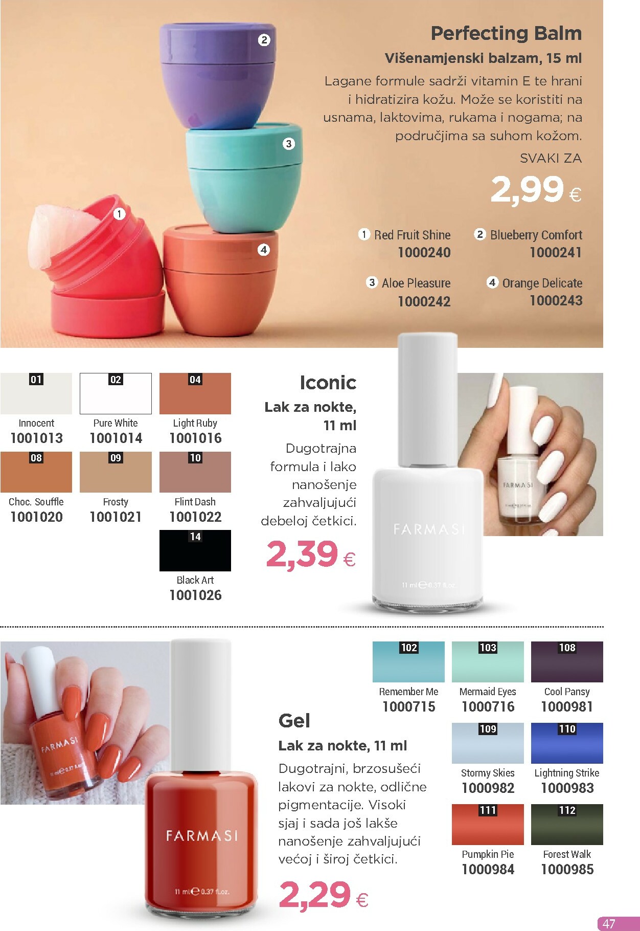 farmasi - Prelistajte katalog Farmasi, vrijedi od 01.12. do 31.12. - page: 47