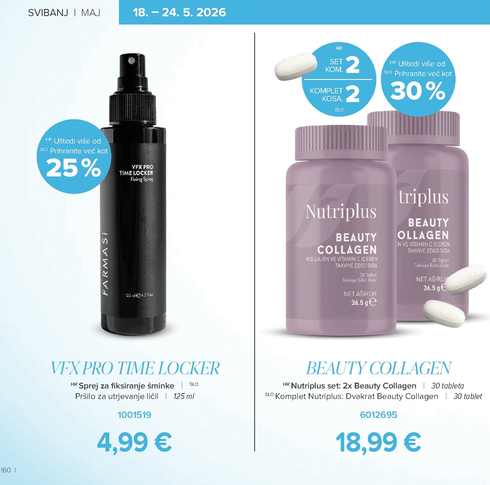 farmasi - Aktualni Farmasi katalog vrijedi od petka 01.05.2026 do utorka 30.06.2026 - page: 160