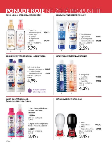 avon - Aktualni katalog Avon od subote, 01.08.2026 do ponedjeljka, 31.08.2026 - page: 165