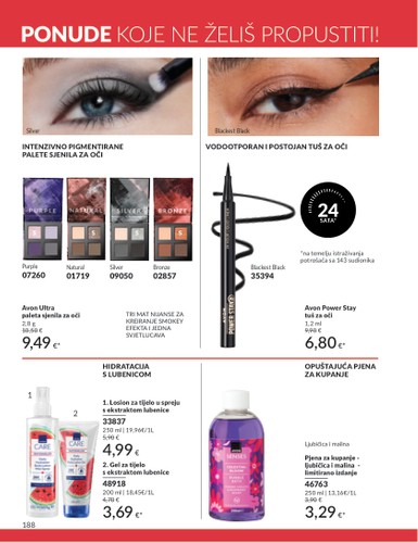 avon - Prelistajte katalog Avon, vrijedi od 01.08. do 31.08. - page: 188