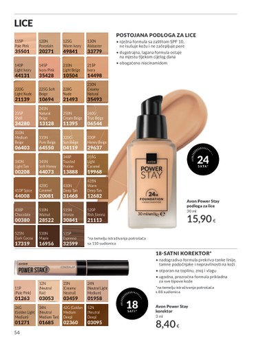 avon - Prelistajte katalog Avon, vrijedi od 01.08. do 31.08. - page: 54