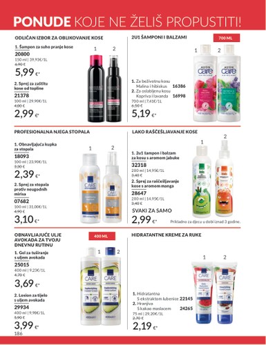 avon - Prelistajte katalog Avon, vrijedi od 01.08. do 31.08. - page: 186