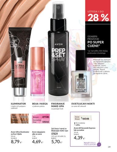 avon - Prelistajte katalog Avon, vrijedi od 01.08. do 31.08. - page: 39