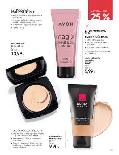 avon - Prelistajte katalog Avon, vrijedi od 01.01. do 31.01. - page: 47
