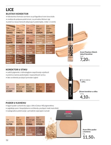 avon - Prelistajte katalog Avon, vrijedi od 01.01. do 31.01. - page: 52