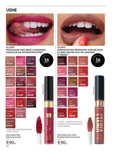 avon - Prelistajte katalog Avon, vrijedi od 01.01. do 31.01. - page: 58