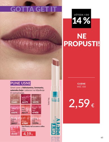 avon - Prelistajte katalog Avon, vrijedi od 01.04.2026 do 30.04.2026 - page: 65