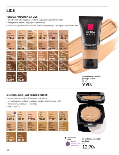 avon - Prelistajte katalog Avon, vrijedi od 01.04.2026 do 30.04.2026 - page: 58