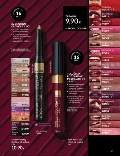 avon - Prelistajte katalog Avon, vrijedi od 01.04.2026 do 30.04.2026 - page: 41