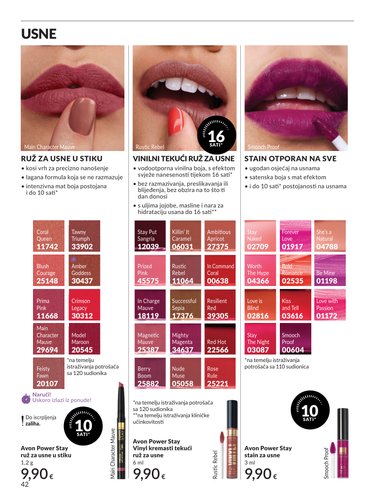 avon - Prelistajte katalog Avon, vrijedi od 01.04.2026 do 30.04.2026 - page: 42