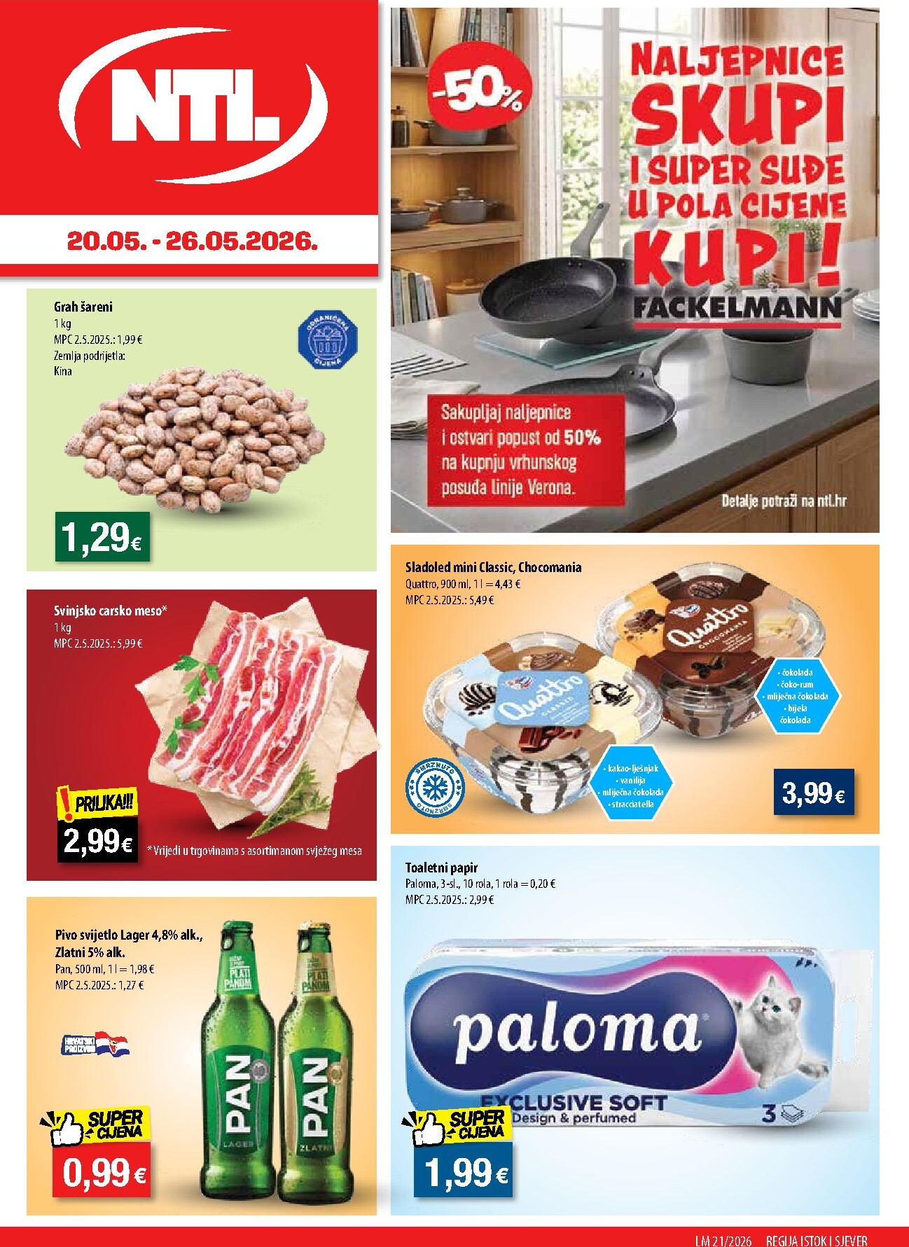 ntl - Aktualni katalog NTL - Sjever i Istok od srijede, 20.05.2026 do utorka, 26.05.2026