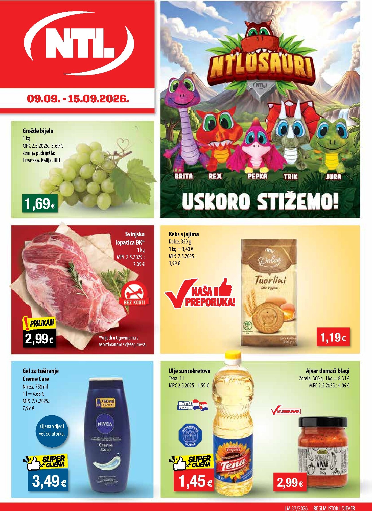 ntl - Aktualni katalog NTL - Sjever i Istok od srijede, 09.09.2026 do utorka, 15.09.2026