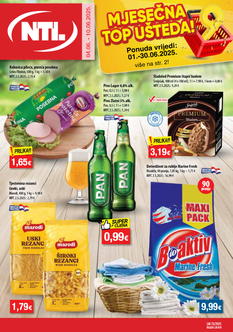 ntl - Prelistajte katalog NTL - Sjever, vrijedi od 04.06. do 10.06. - page: 1
