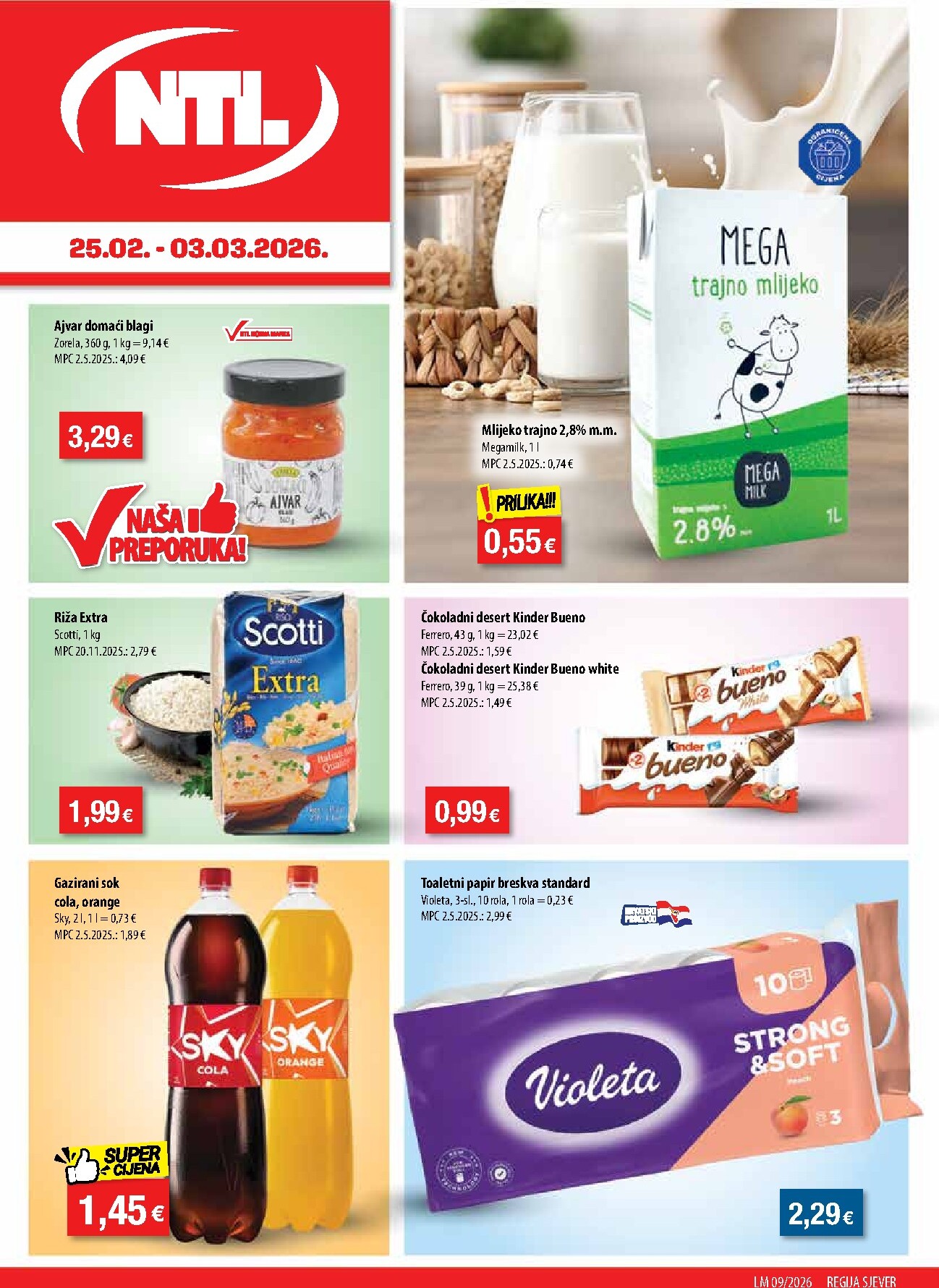 ntl - Prelistajte katalog NTL - Sjever, vrijedi od 25.02.2026 do 03.03.2026