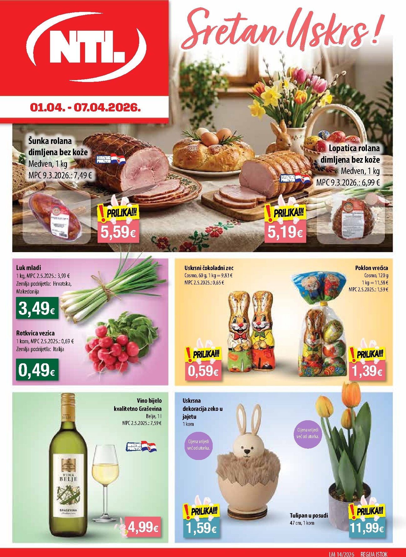 ntl - Prelistajte katalog NTL - Istok, vrijedi od 01.04.2026 do 07.04.2026