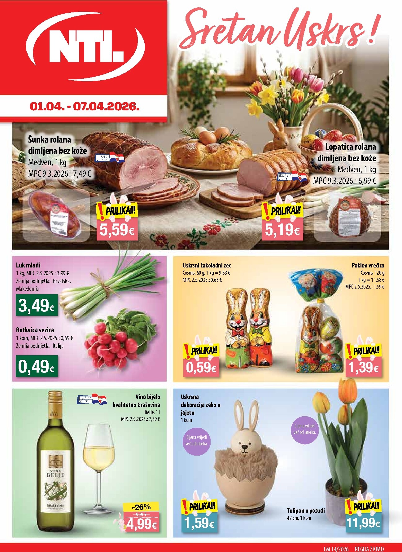 ntl - Prelistajte katalog NTL - Zapad, vrijedi od 01.04.2026 do 07.04.2026