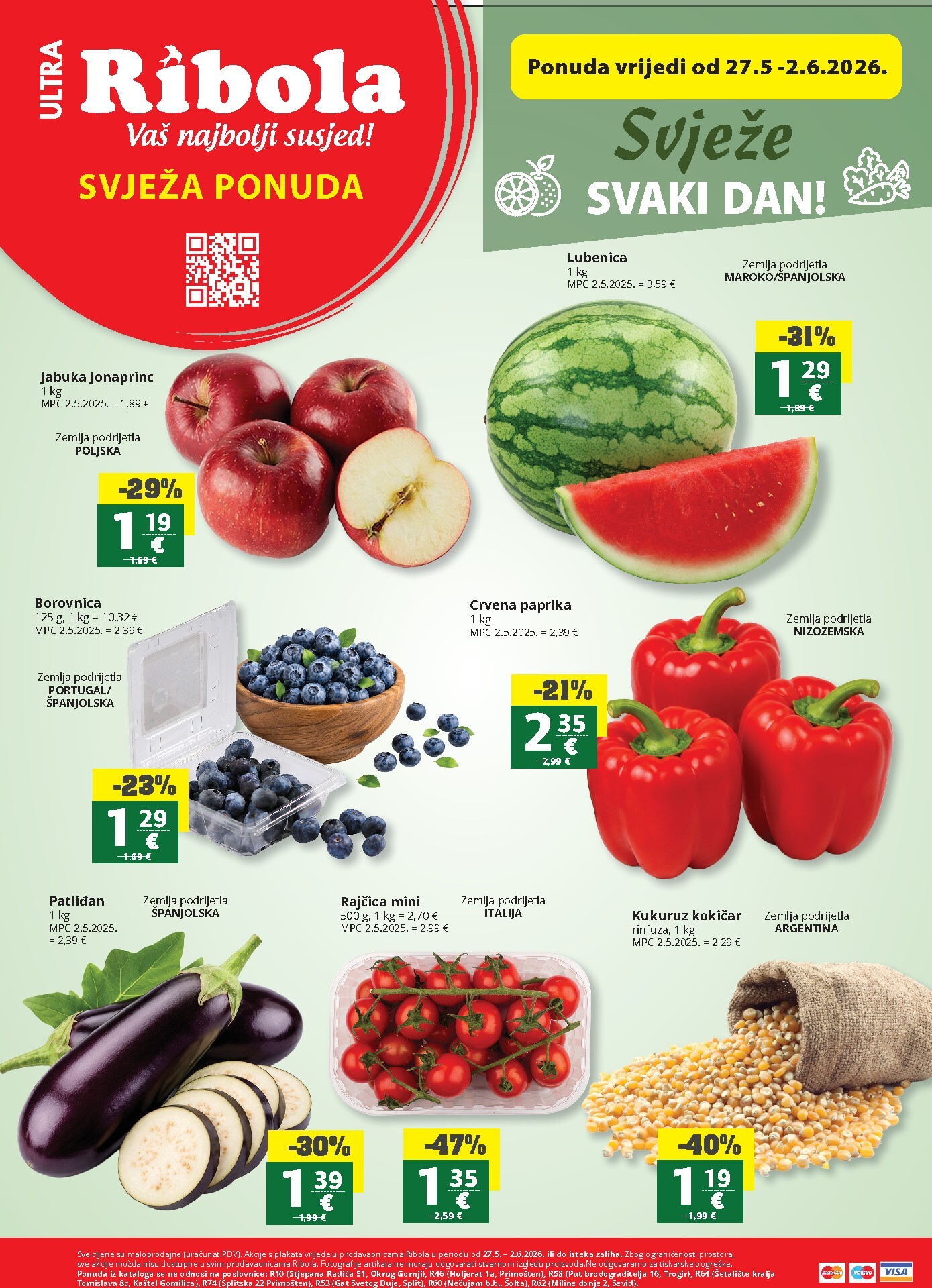 ribola - Aktualni katalog Ribola - SUPER PONUDA od srijede, 27.05.2026 do utorka, 02.06.2026