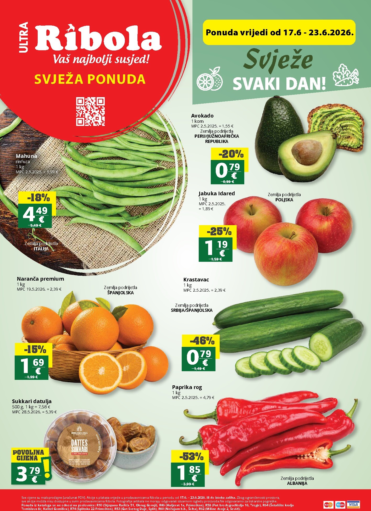 ribola - Aktualni katalog Ribola - Super ponuda od srijede, 17.06.2026 do utorka, 23.06.2026 - page: 1