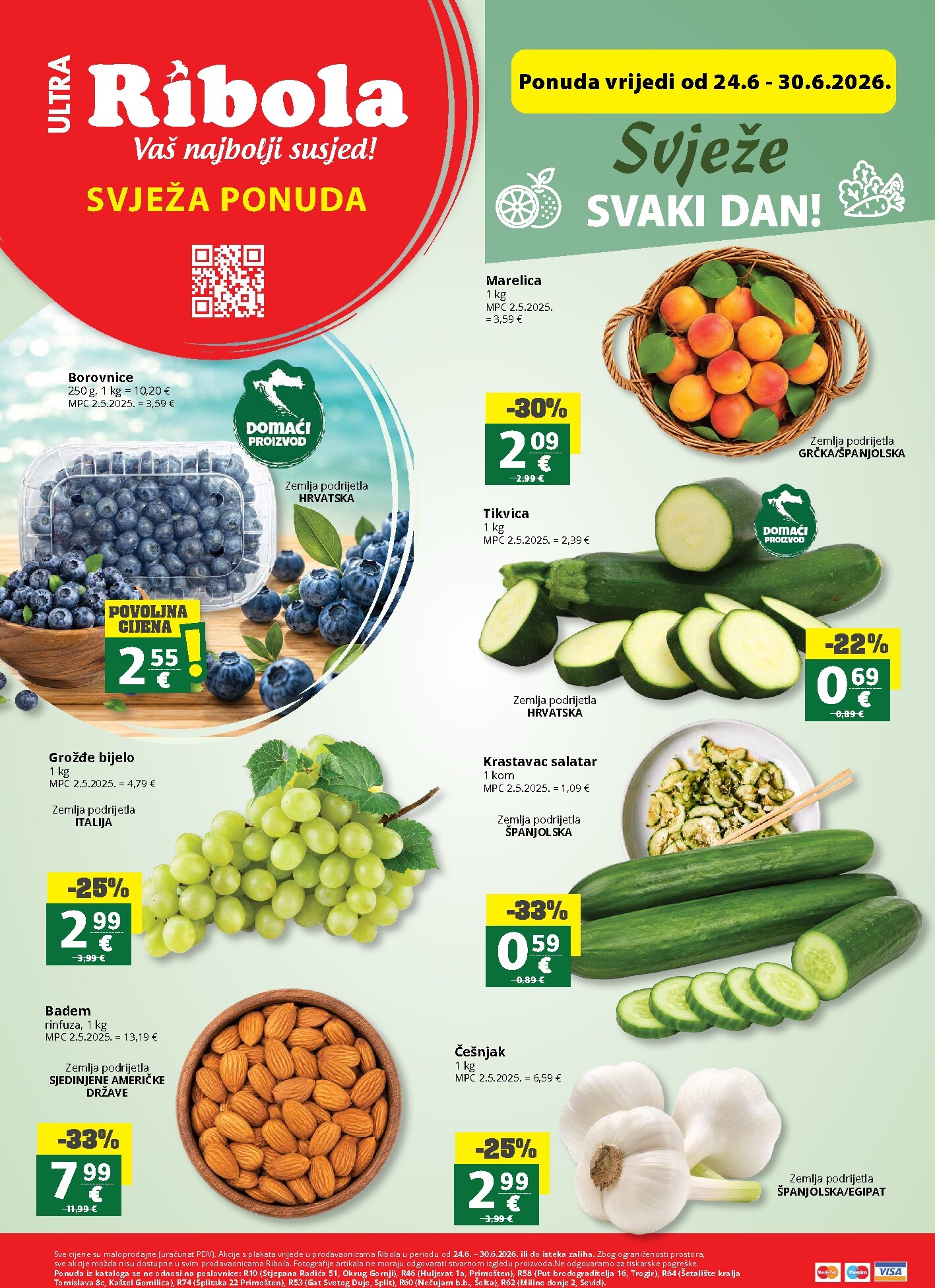 ribola - Aktualni katalog Ribola - Super ponuda od srijede, 24.06.2026 do utorka, 30.06.2026