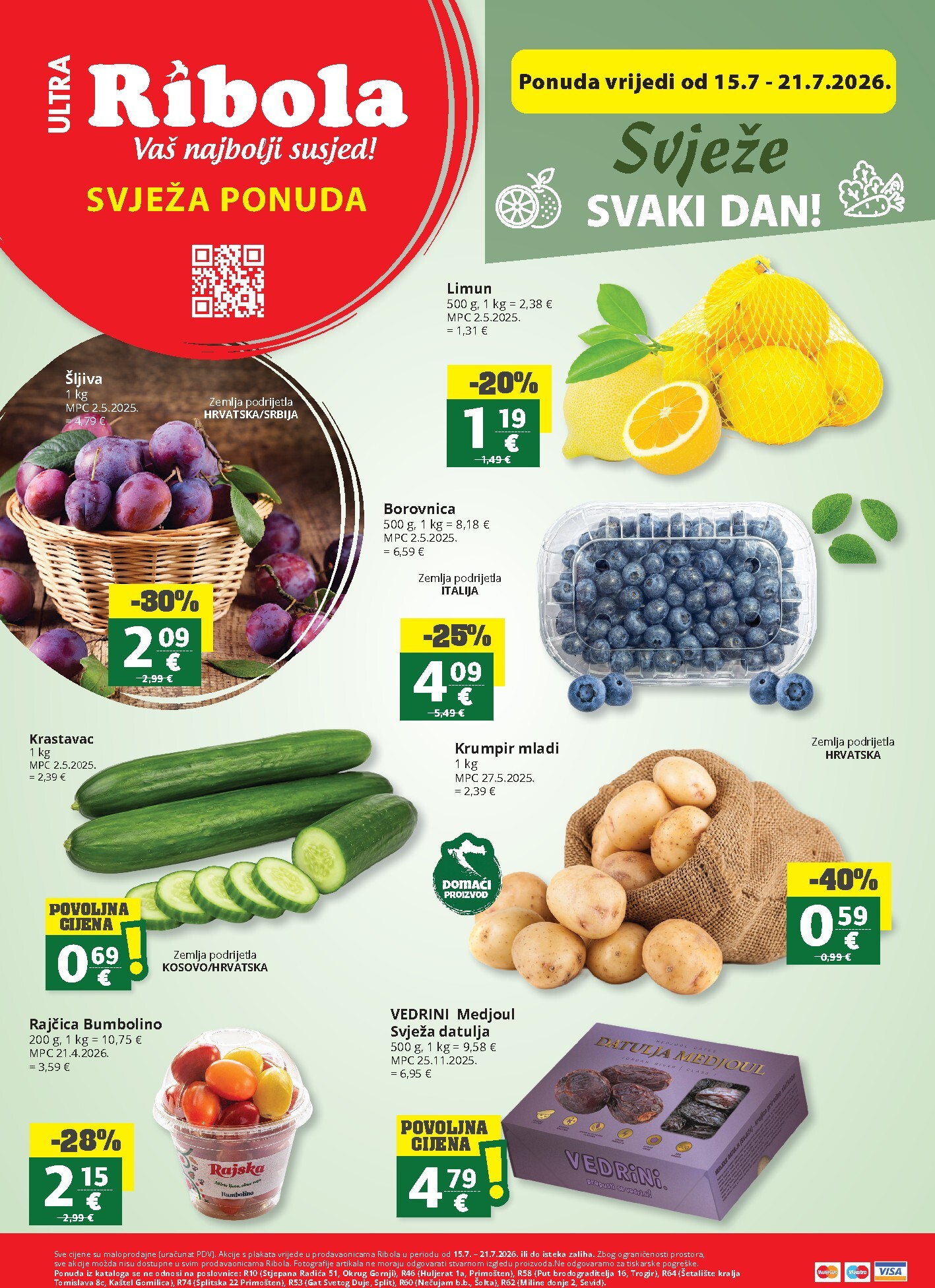 ribola - Aktualni katalog Ribola - Super ponuda od srijede, 15.07.2026 do utorka, 21.07.2026
