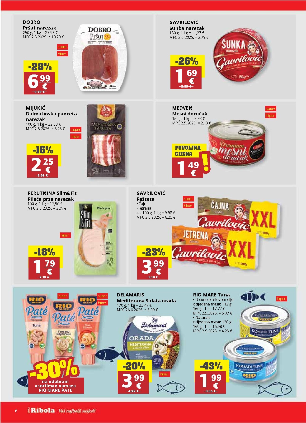 ribola - Novi Ribola katalog od srijede, 22.07.2026 do utorka, 04.08.2026 - page: 6