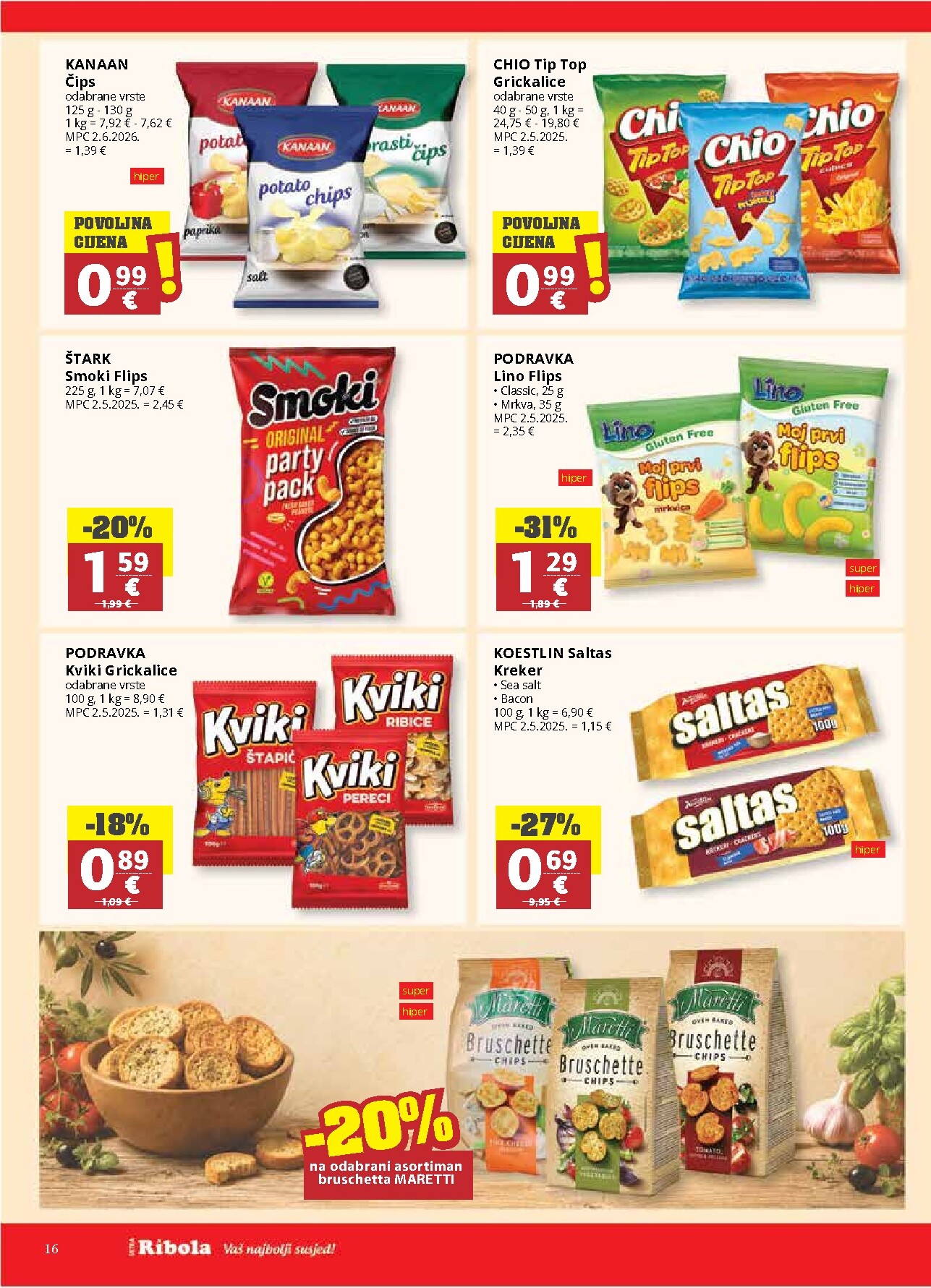 ribola - Novi Ribola katalog od srijede, 22.07.2026 do utorka, 04.08.2026 - page: 16