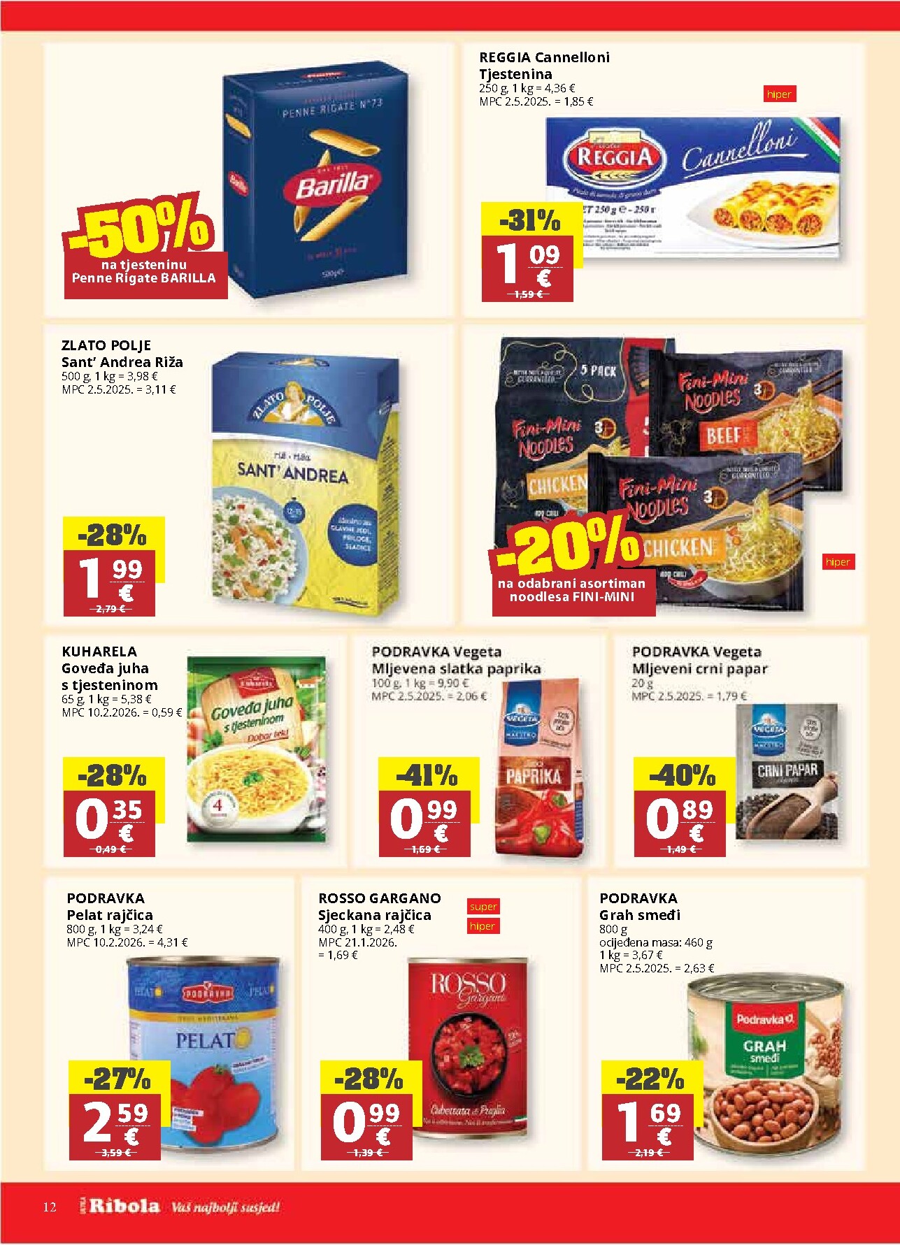 ribola - Novi Ribola katalog od srijede, 22.07.2026 do utorka, 04.08.2026 - page: 12