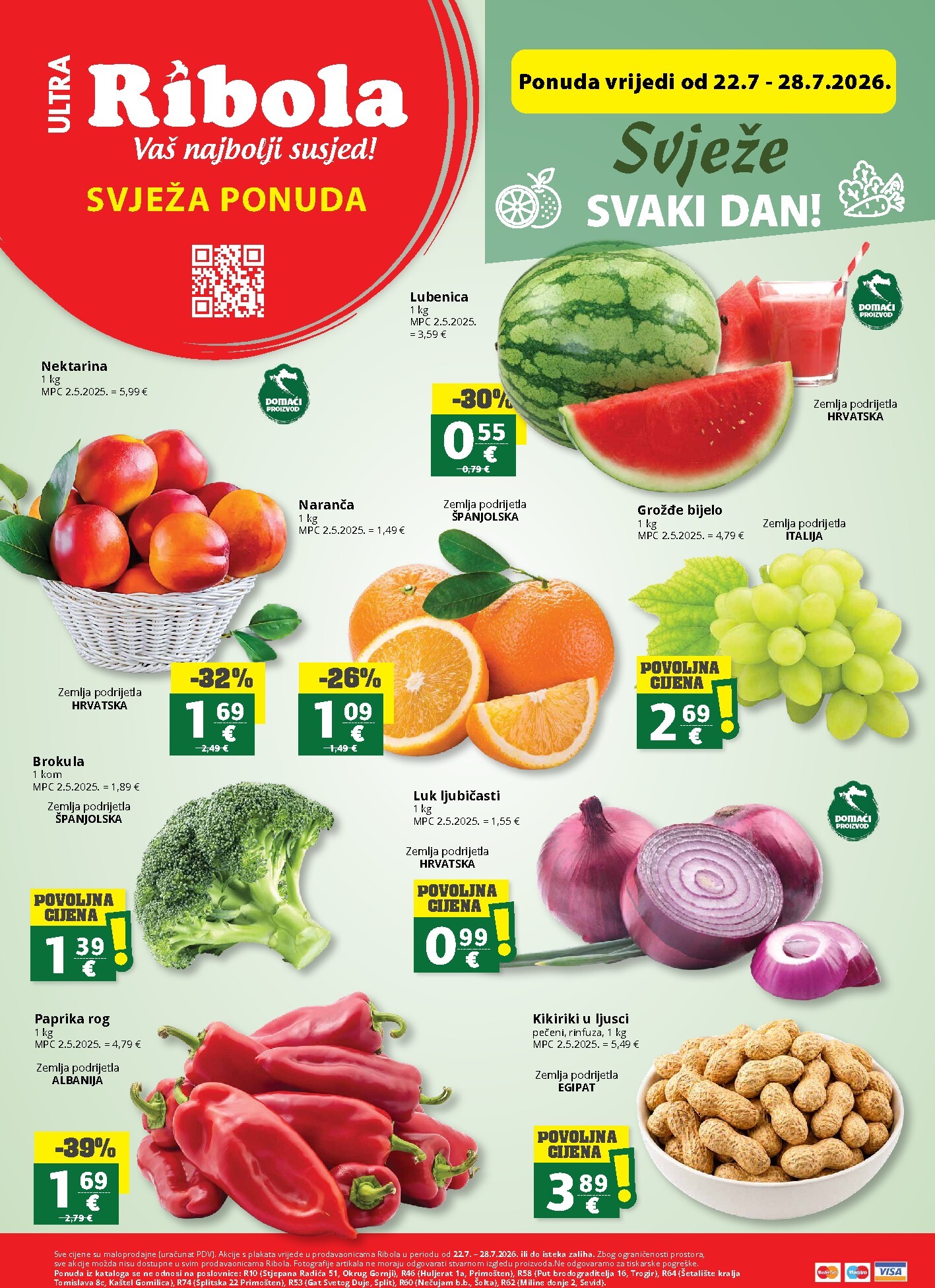ribola - Aktualni katalog Ribola - Super ponuda od srijede, 22.07.2026 do utorka, 28.07.2026