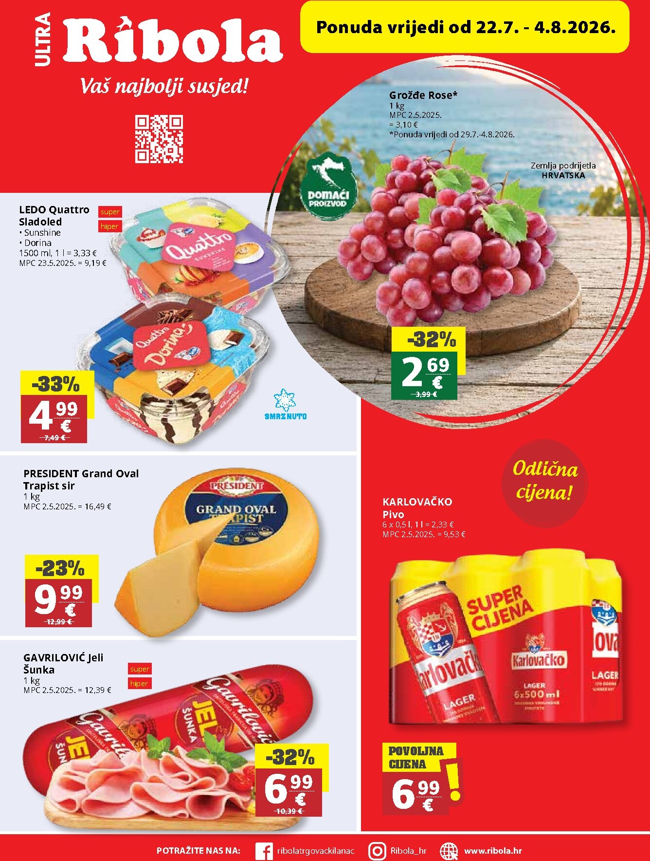 ribola - Aktualni katalog Ribola od srijede, 22.07.2026 do utorka, 04.08.2026