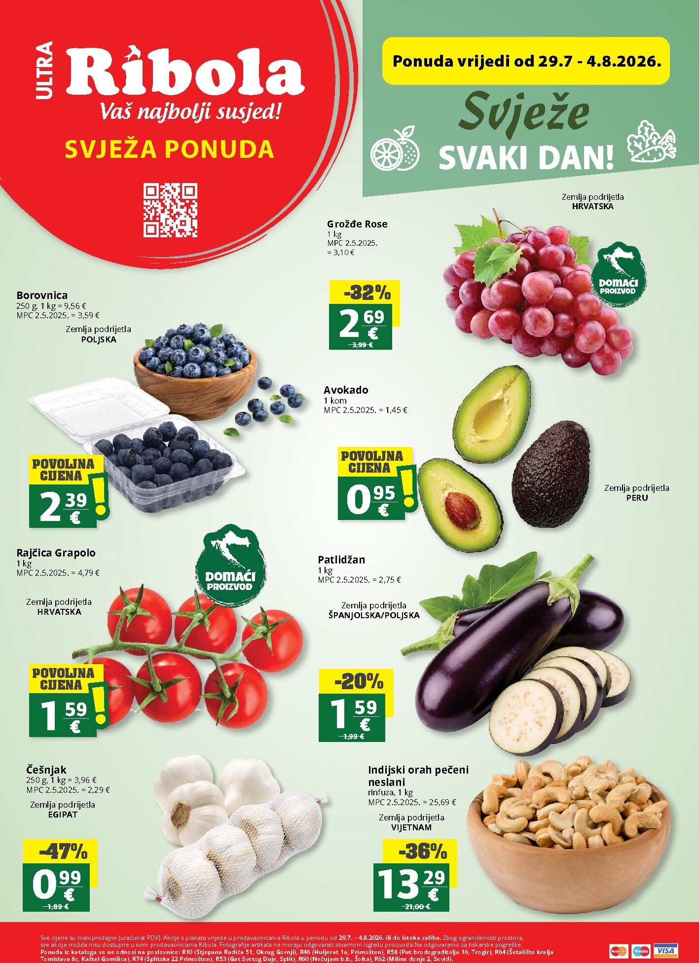 ribola - Aktualni katalog Ribola - Super ponuda od srijede, 29.07.2026 do utorka, 04.08.2026