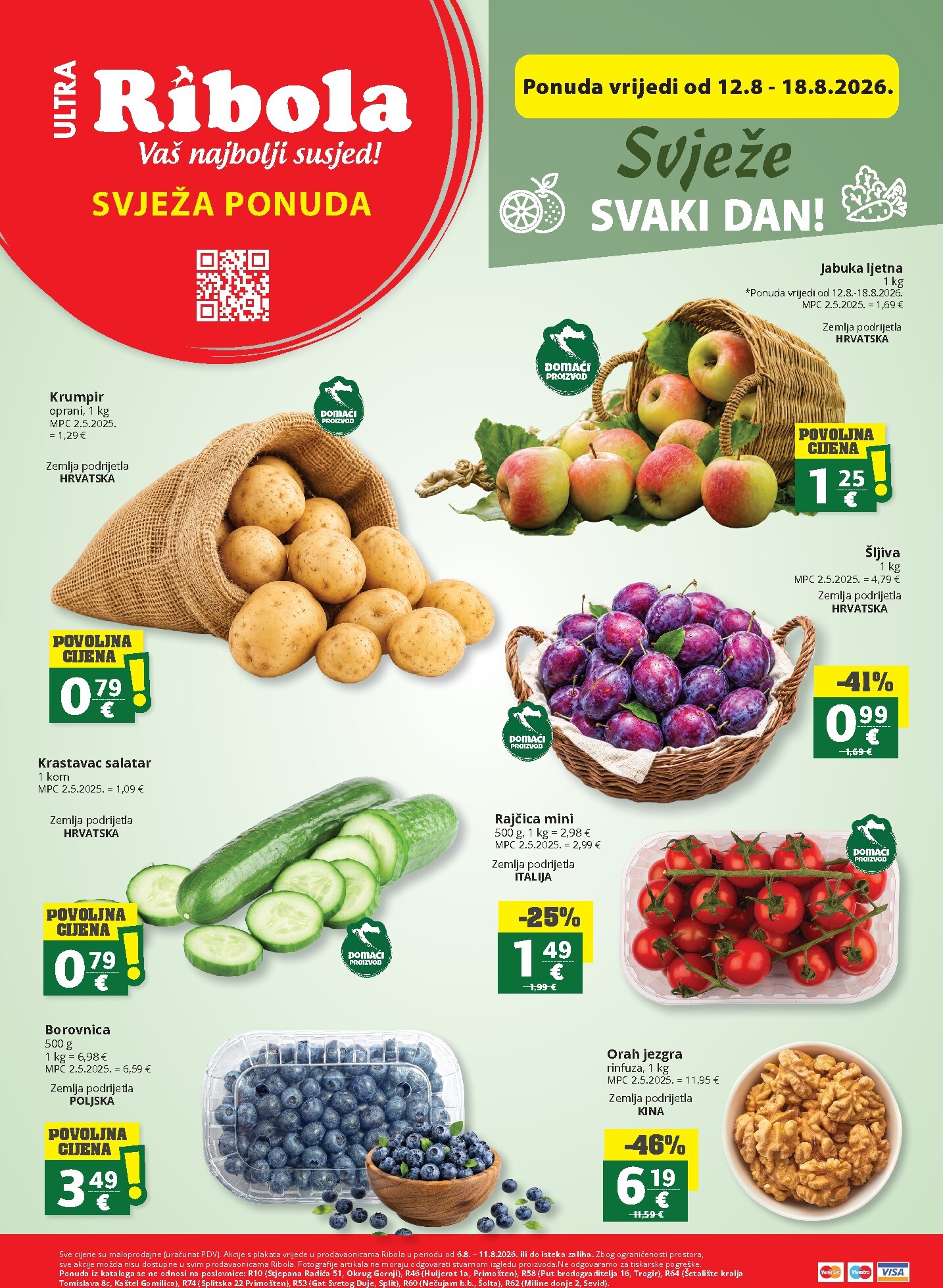 ribola - Aktualni katalog Ribola - Super ponuda od srijede, 12.08.2026 do utorka, 18.08.2026