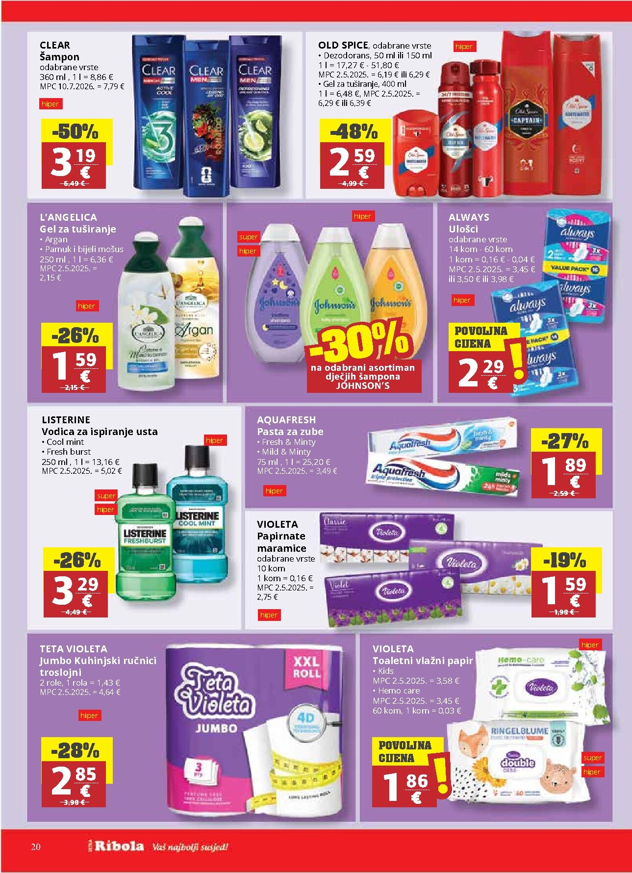 ribola - Novi Ribola katalog od srijede, 19.08.2026 do utorka, 01.09.2026 - page: 20