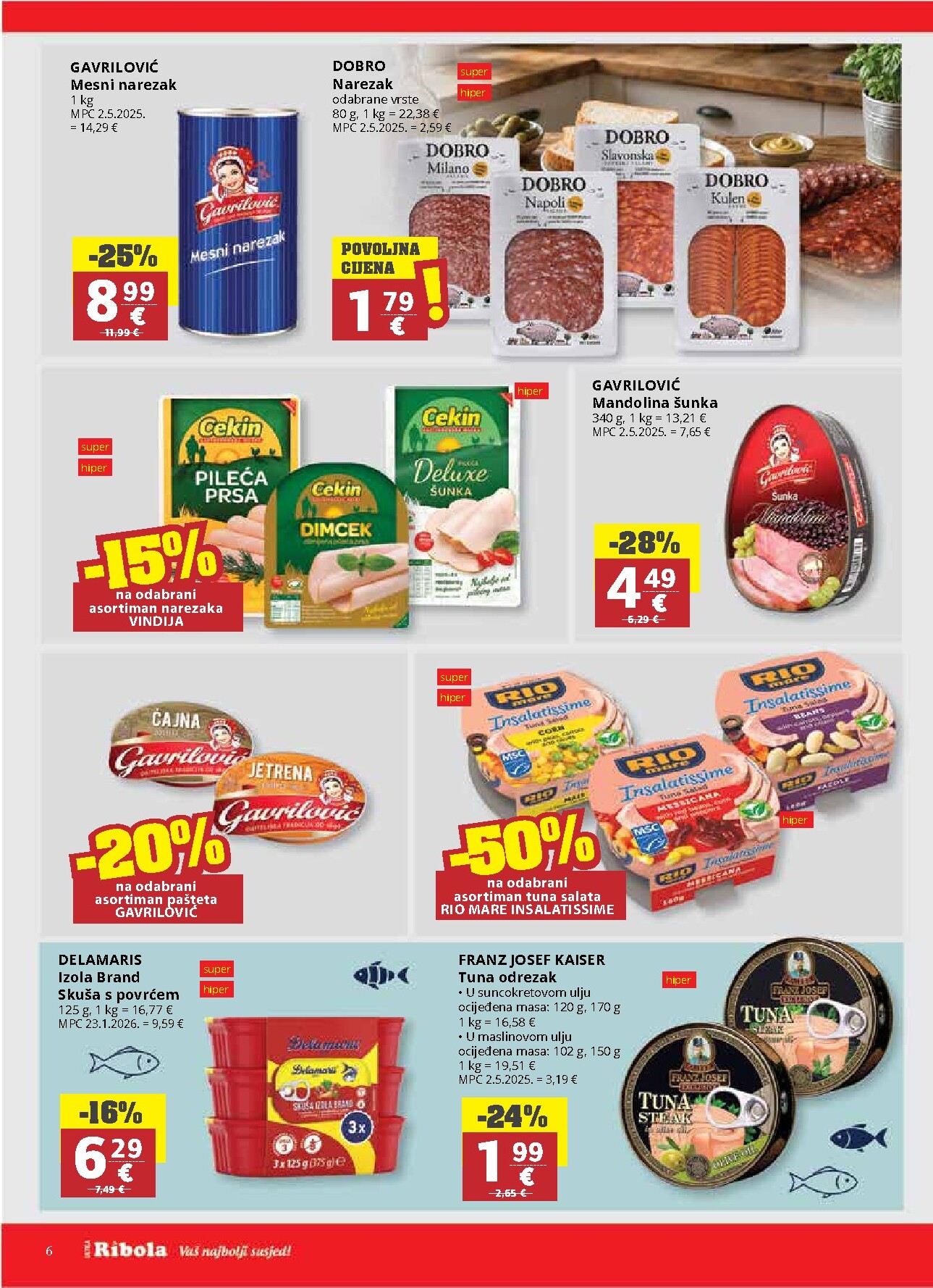 ribola - Novi Ribola katalog od srijede, 19.08.2026 do utorka, 01.09.2026 - page: 6