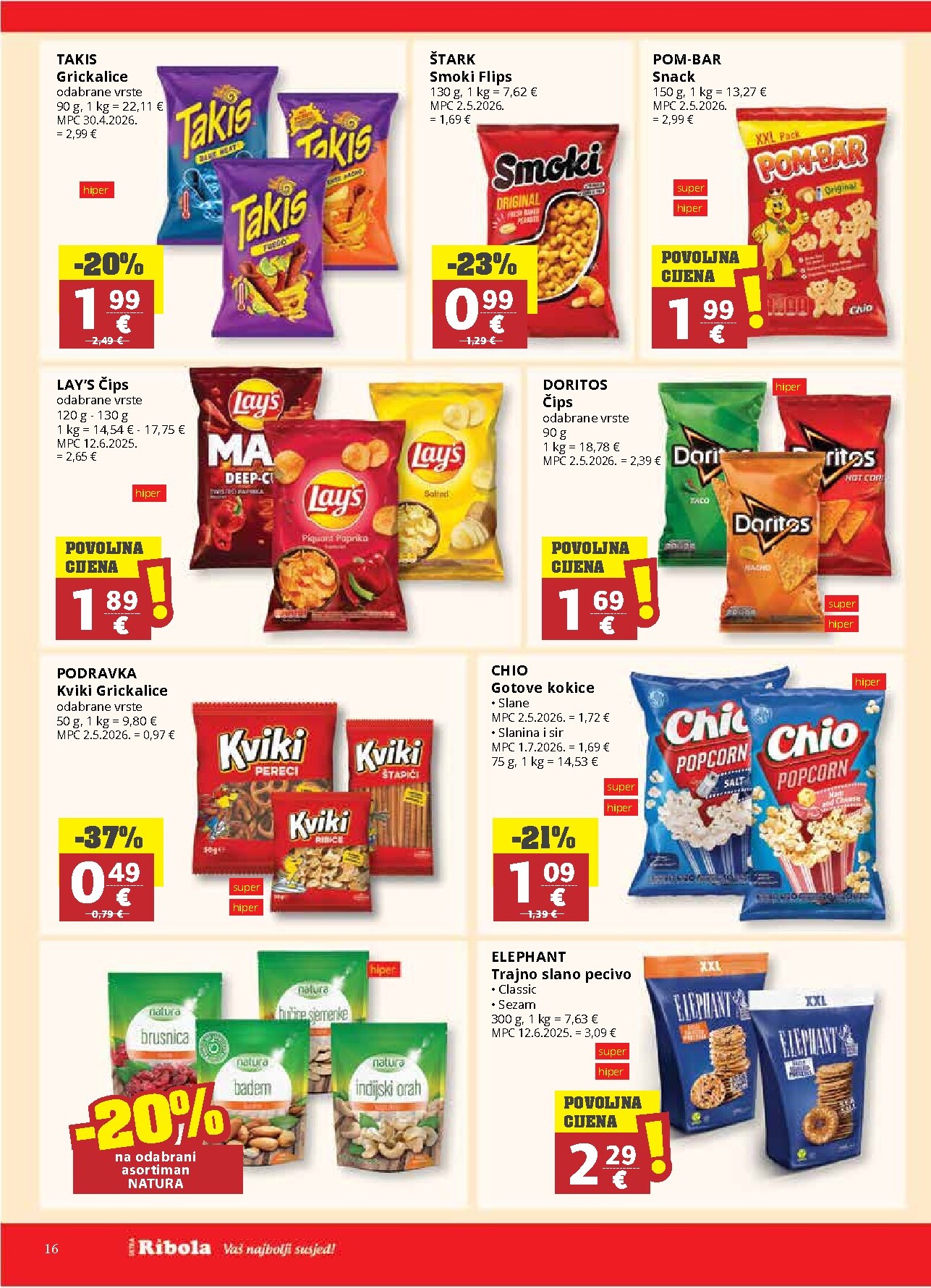 ribola - Novi Ribola katalog od srijede, 19.08.2026 do utorka, 01.09.2026 - page: 16