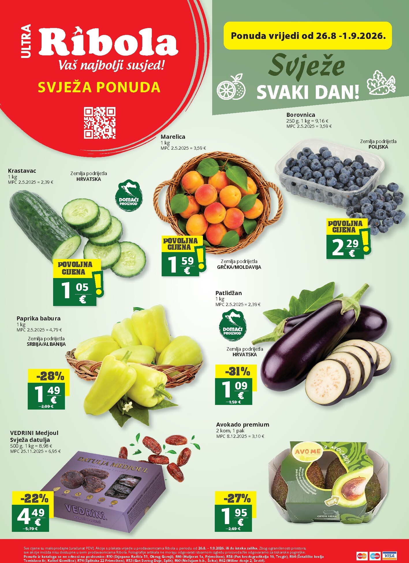 ribola - Aktualni katalog Ribola - Super ponuda od srijede, 26.08.2026 do utorka, 01.09.2026