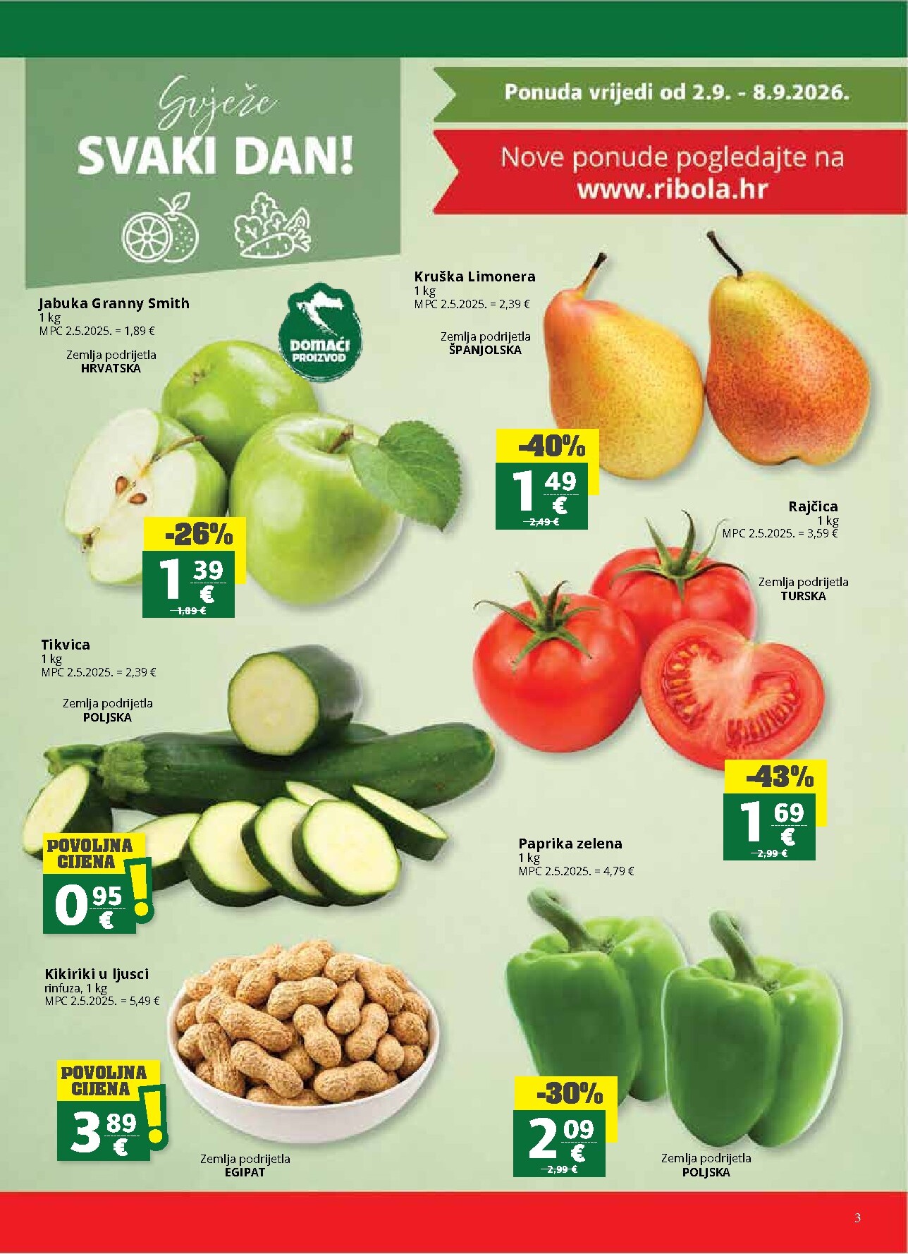 ribola - Novi Ribola katalog od srijede, 02.09.2026 do utorka, 15.09.2026 - page: 3