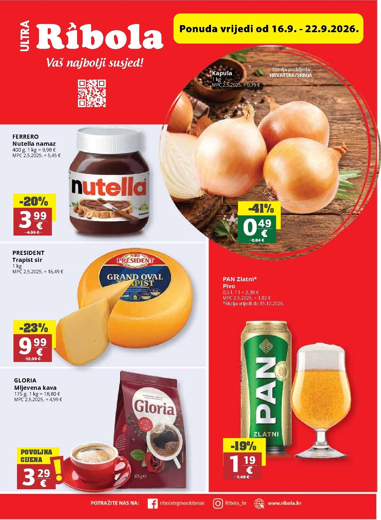 ribola - Novi Ribola katalog od srijede, 16.09.2026 do utorka, 22.09.2026