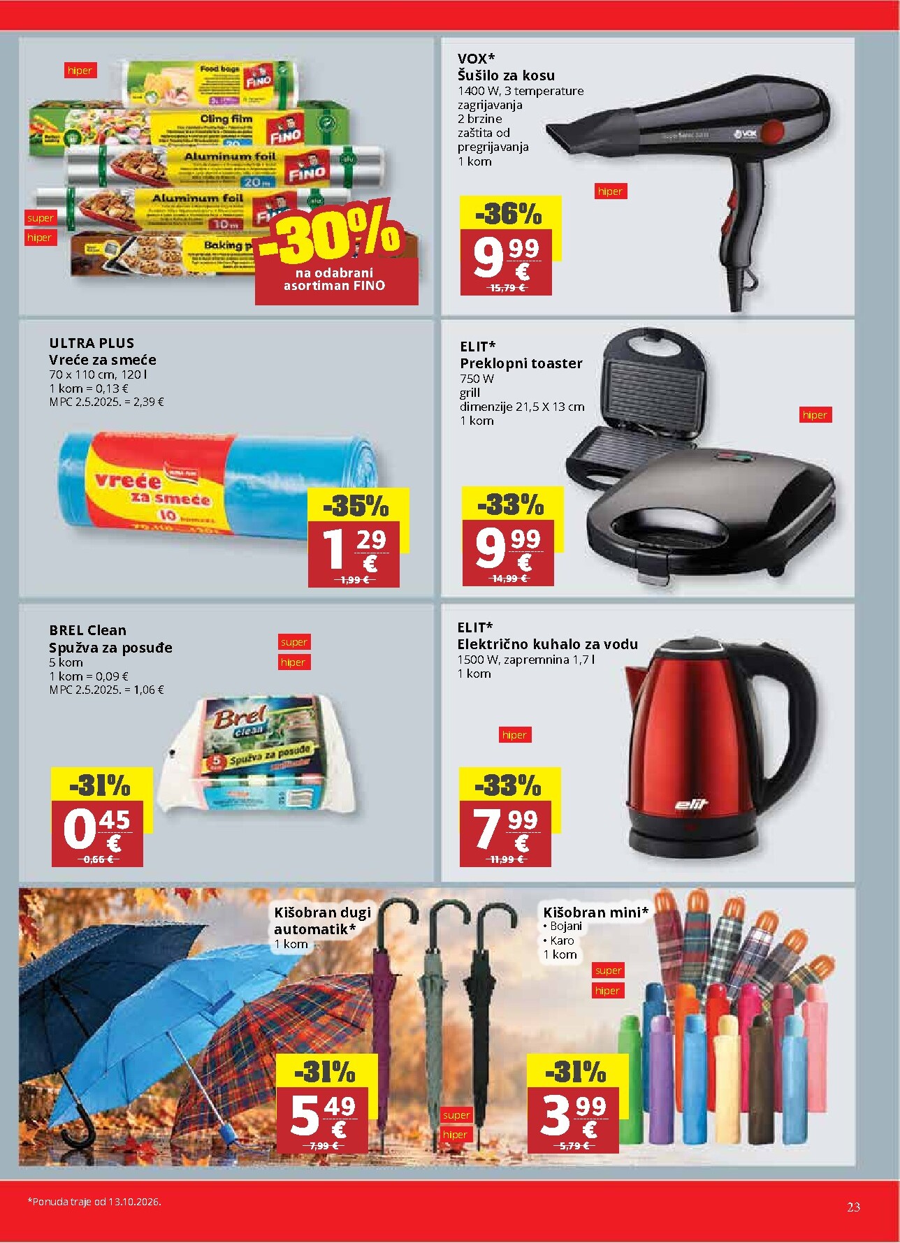 ribola - Novi Ribola katalog od srijede, 30.09.2026 do utorka, 06.10.2026 - page: 23
